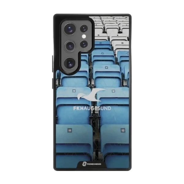Phonecases3D Samsung Galaxy S25 Ultra FK Haugesund -3D suojakuori, musta