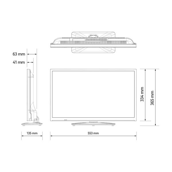 Nokia 24 ANDROID LED TV 12V (including cable) – In-Ovate Malta