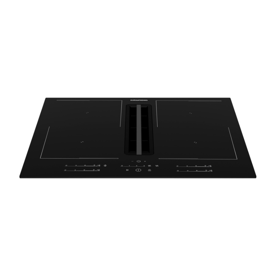 Grundig Gieh 634481 P induktionskogeplade med integreret emhætte billede 9