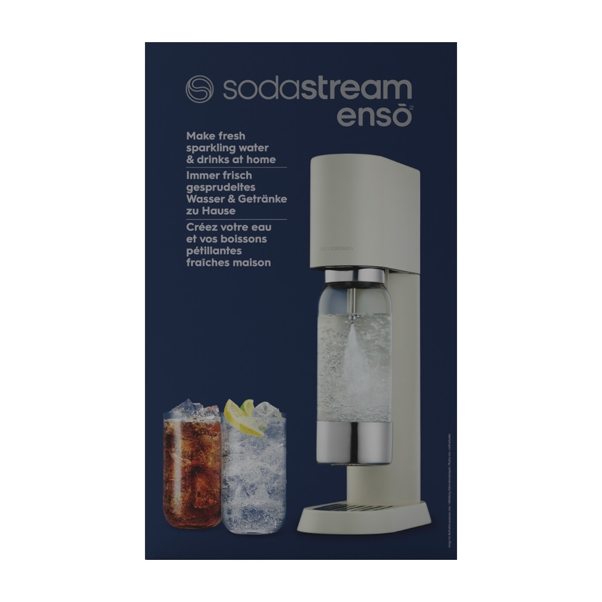 SodaStream Ensō sodavandsmaskine, beige billede 3