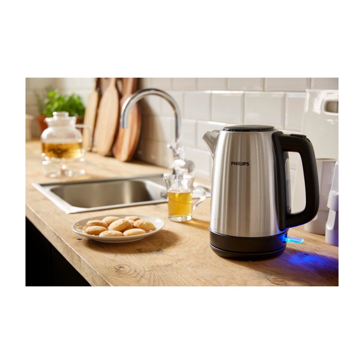 Philips Elkedel Daily Collection HD9350/90 - Rustfrit stål - 2200 W billede 3