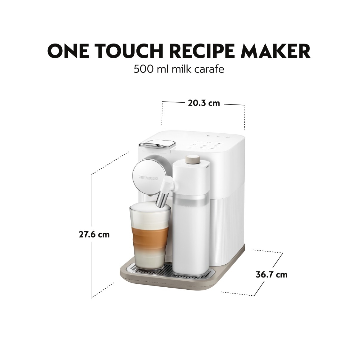 DeLonghi Lattissima One Gran - White billede 8