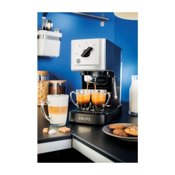 KRUPS ESPRESSO XP344017 MANUELL ESPRESSOMASKIN Power.no KRUPS ESPRESSO XP344017 MANUELL ESPRESSOMASKIN Power.no