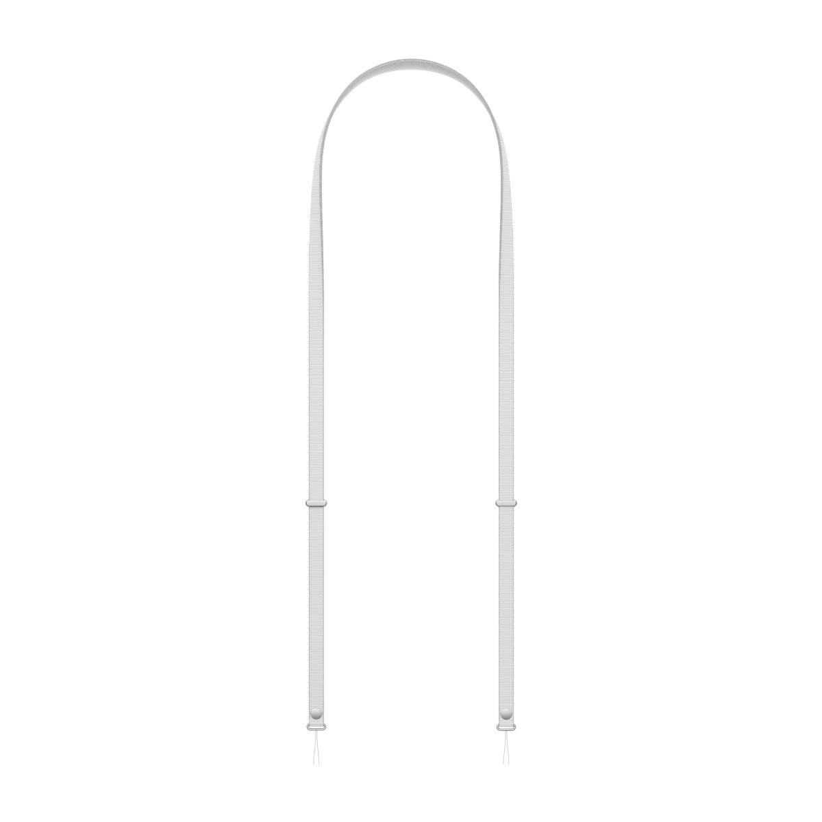 Apple Crossbody Strap, lysegrå
