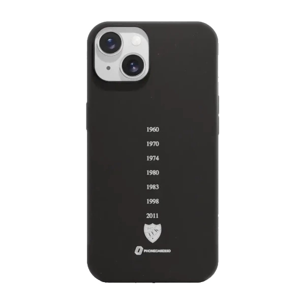 Phonecases3D iPhone 14 HIFK Hockey kompostoituva suojakuori, musta