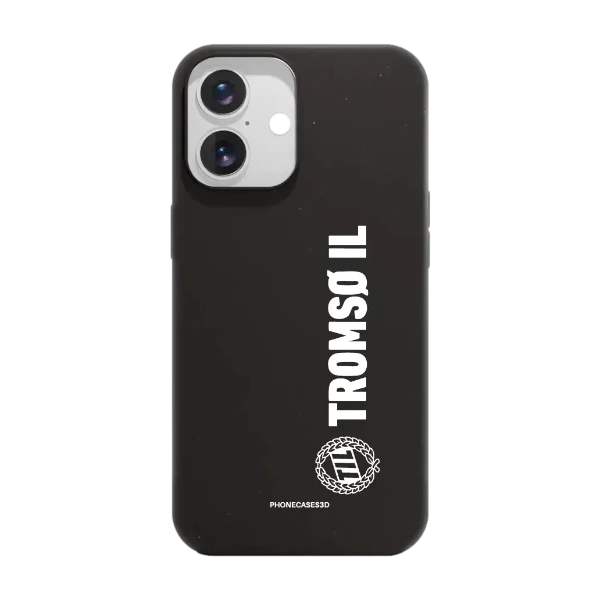 Phonecases3D iPhone 16 Tromsø IL kompostoituva suojakuori, musta