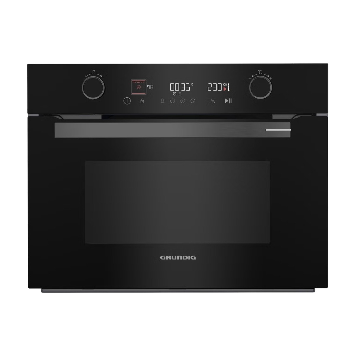 Grundig GEKW12400B kompaktovn billede 1