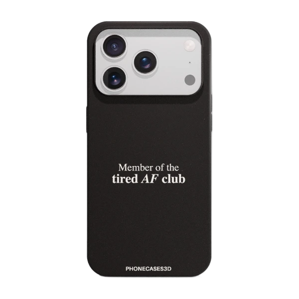 Phonecases3D iPhone 17 Pro Max Marit Bakkli kompostoituva suojakuori, musta