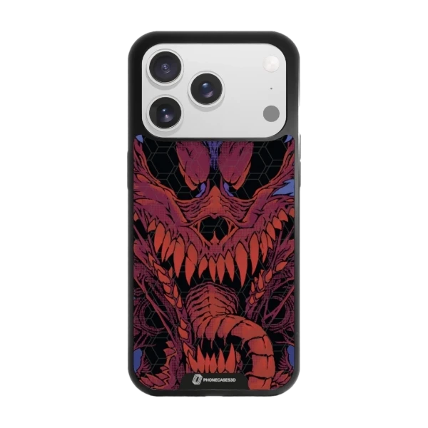 Phonecases3D iPhone 17 Pro Urban Pixel -3D suojakuori, musta