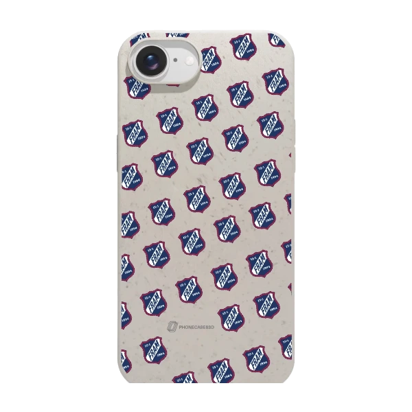 Phonecases3D iPhone 17e/16e IF Fram Larvik kompostoituva suojakuori, valkoinen