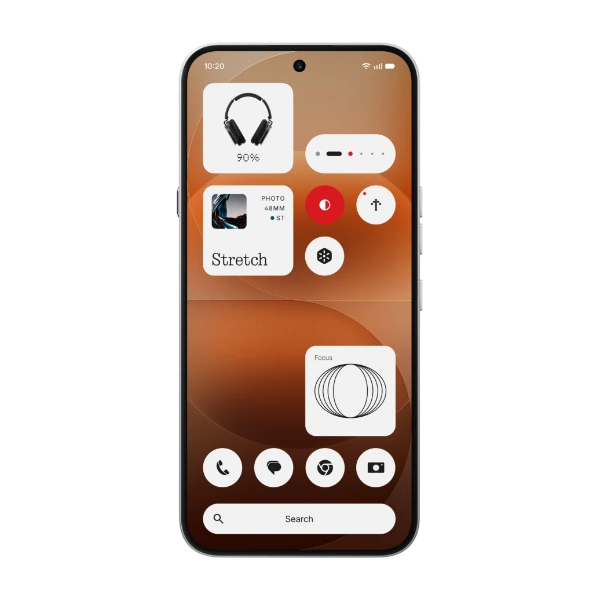Nothing Phone (4a) Pro 5G 128 GB, Sølv - Power.no