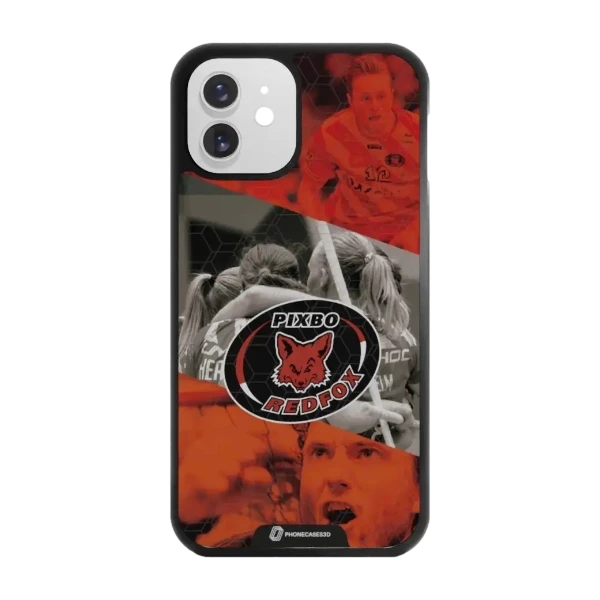 Phonecases3D iPhone 12 Pixbo IBK -3D suojakuori, musta
