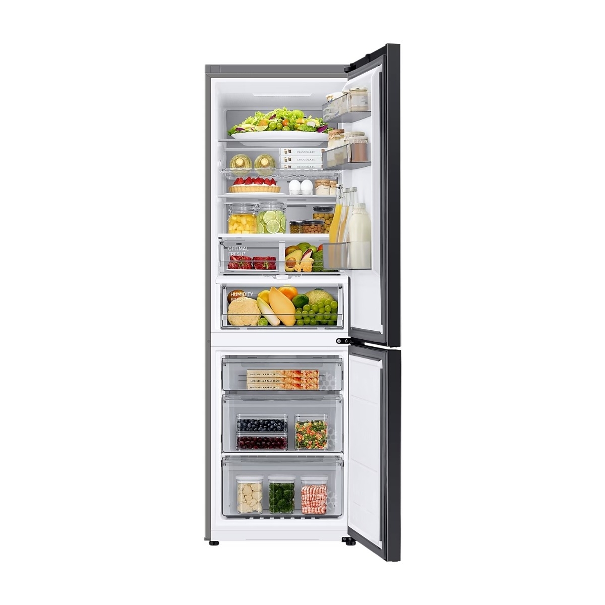 Samsung Bespoke RB34C7B5D22/EF kølefryseskab, Clean Black billede 7