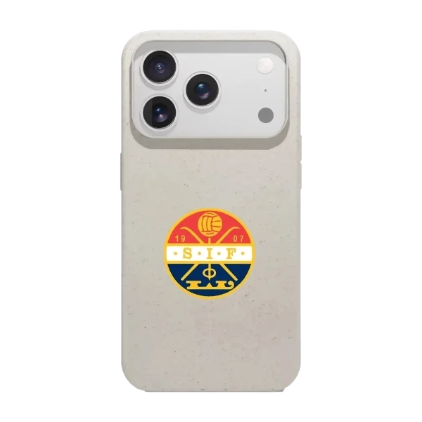 Phonecases3D iPhone 17 Pro Strømsgodset kompostoituva suojakuori, valkoinen