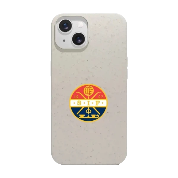 Phonecases3D iPhone 15 Strømsgodset kompostoituva suojakuori, valkoinen