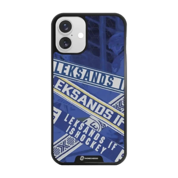 Phonecases3D iPhone 16 Plus Leksands IF -3D suojakuori, musta
