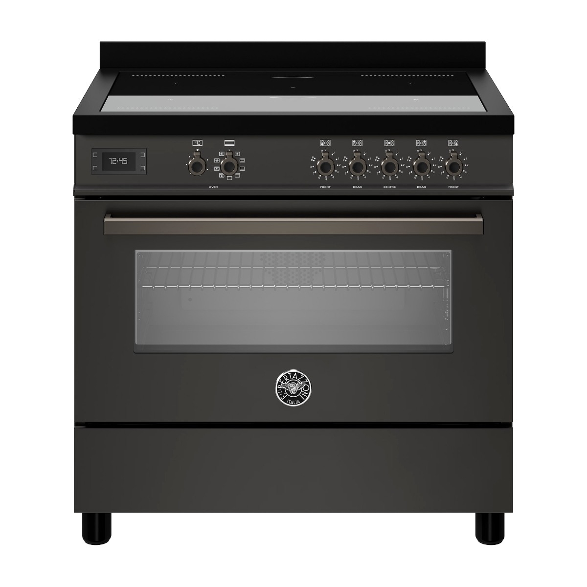 Bertazzoni Professional Series PRO95I1ECAT induktionskomfur, carbonio
