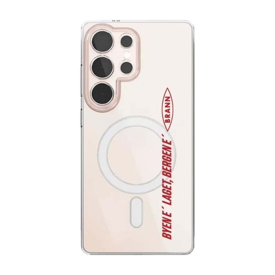 Phonecases3D Samsung Galaxy S25 Ultra Brann SK Clear case (MagSafe) -mobilskal