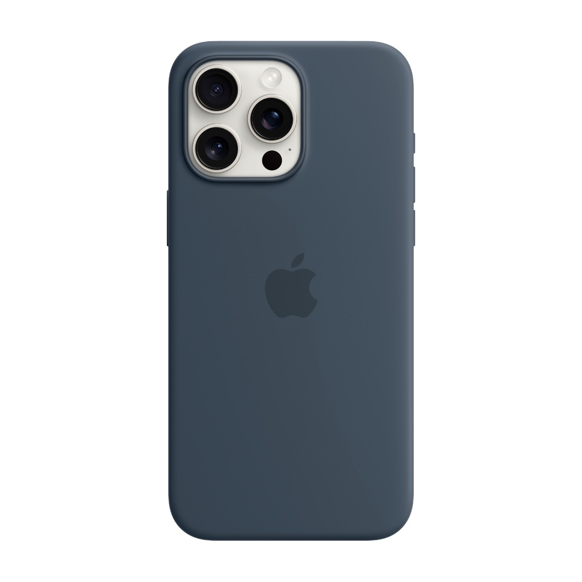 iPhone 15 Pro Max Silicone Case with MagSafe - Storm Blue