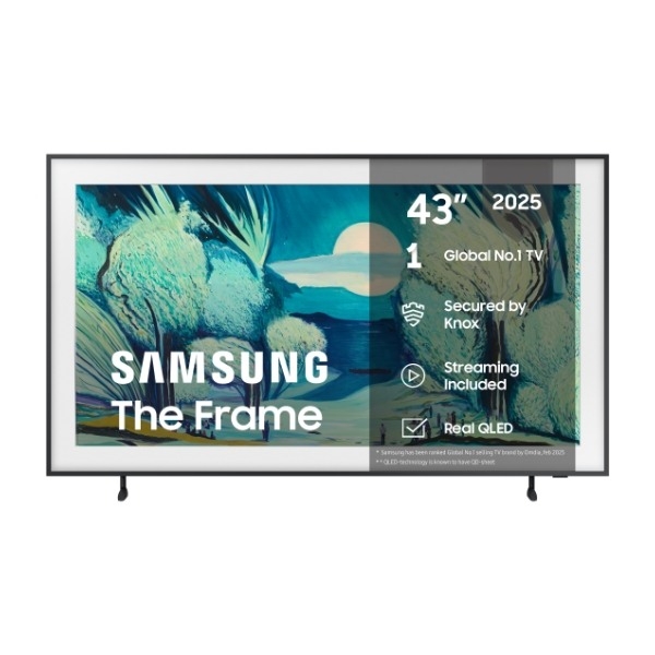 Samsung 43" The Frame LS03FA QLED 4K Smart TV (2025) (Returnert innen 60 dager - Produktet er i orden)