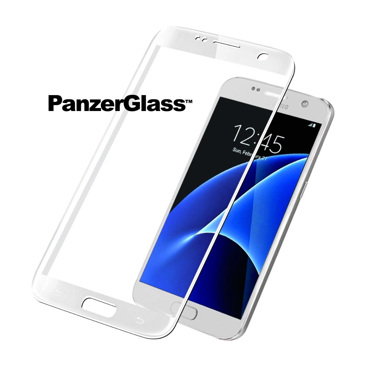PANZERGLASS PREMIUM GALAXY S7 HVIT Power.no SAMSUNG GALAXY S7 HVIT Power.no