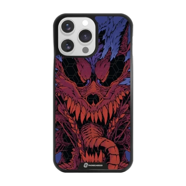 Phonecases3D iPhone 14 Pro Urban Pixel -3D suojakuori, musta