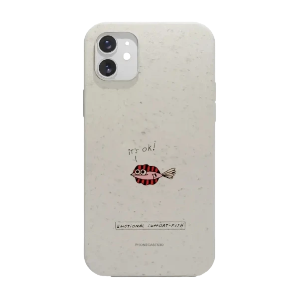 Phonecases3D iPhone 11 Maja Säfström kompostoituva suojakuori, valkoinen
