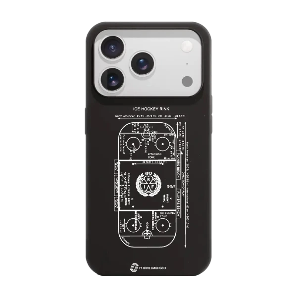 Phonecases3D iPhone 17 Pro Brynäs IF kompostoituva suojakuori, musta