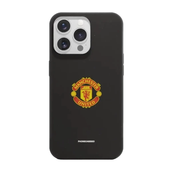 Phonecases3D iPhone 13 Pro Manchester United FC kompostoituva suojakuori, musta