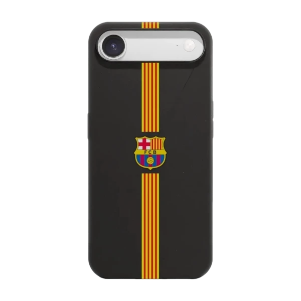 Phonecases3D iPhone Air FC Barcelona kompostoituva suojakuori, musta