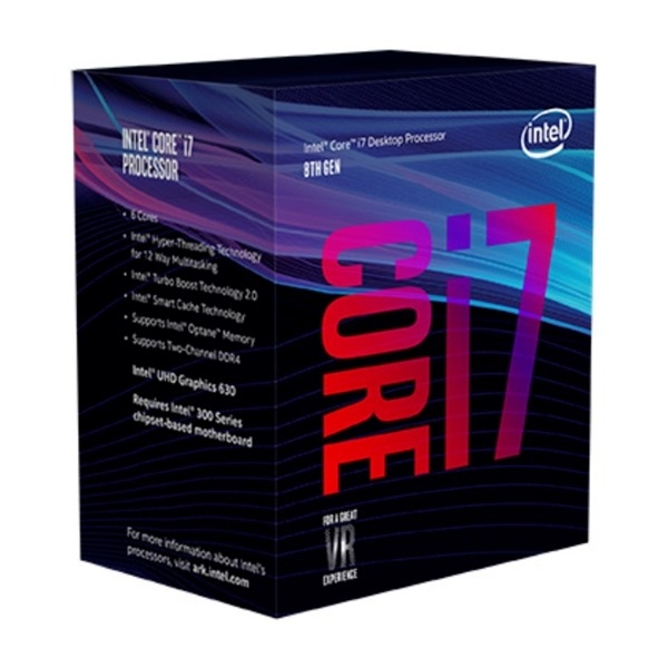 INTEL CORE I7-8700 3.20GHZ BOXED CPU - POWER.dk