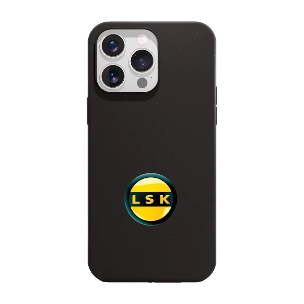 Phonecases3D iPhone 16 Pro Max Lillestrøm SK kompostoituva suojakuori, musta