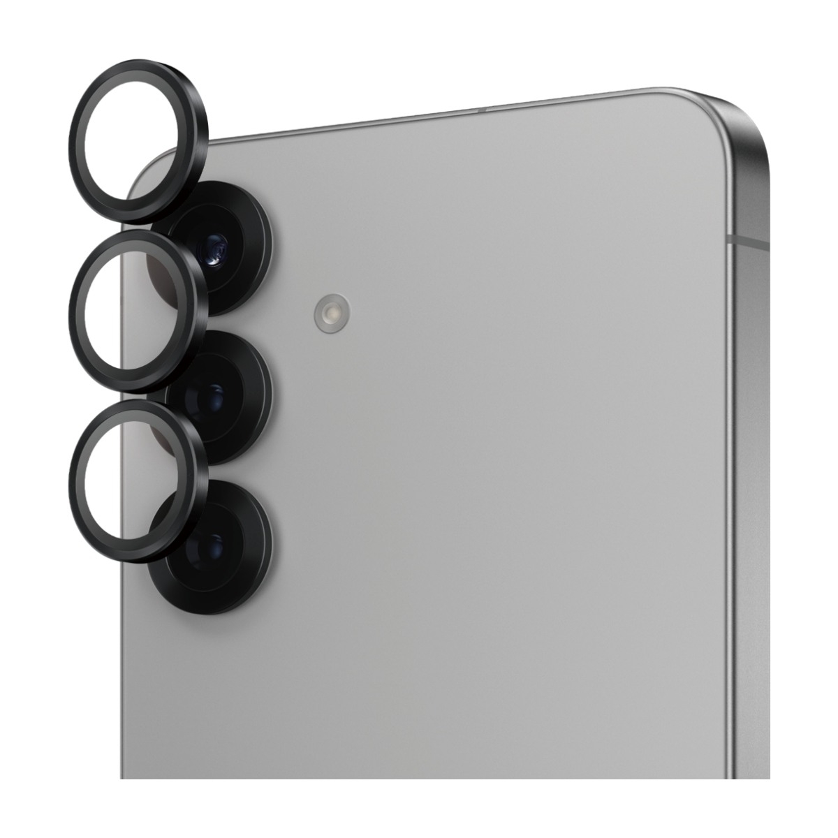 PanzerGlass Samsung Galaxy S25+ Hoops kameralinsebeskytter, svart