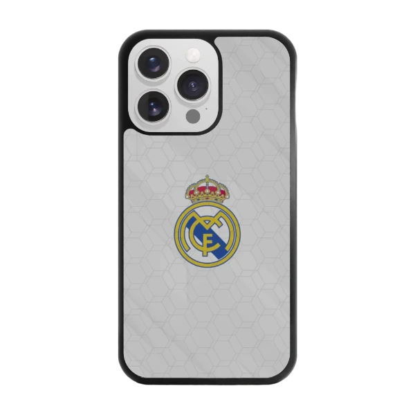 Phonecases3D iPhone 13 Pro Real Madrid -3D suojakuori, musta