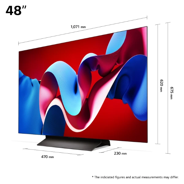 LG 48" OLED evo C4 4K TV OLED48C44LA - Power.se