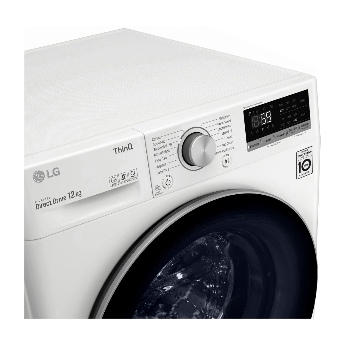 LG F4WV712N1W vaskemaskine billede 6
