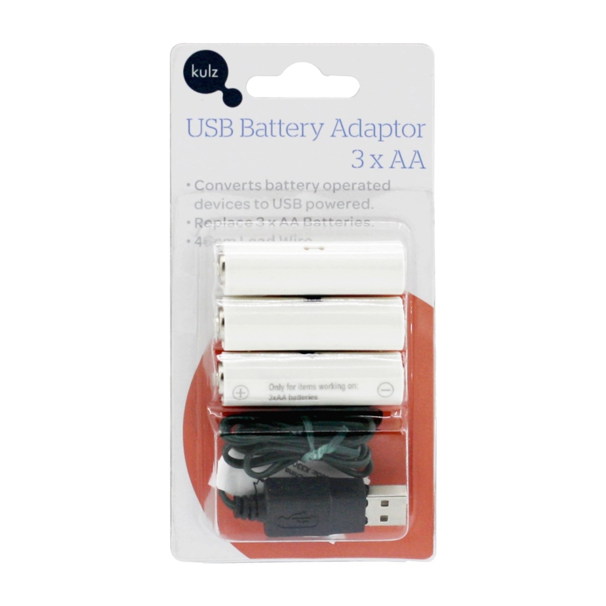 KULZ USB BATTERIADAPTER 3 AA Power no KULZ USB BATTERIADAPTER 3 AA Power no