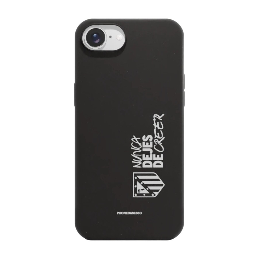 Phonecases3D iPhone 17e/16e Atlético de Madrid komposterbart cover, sort billede 1