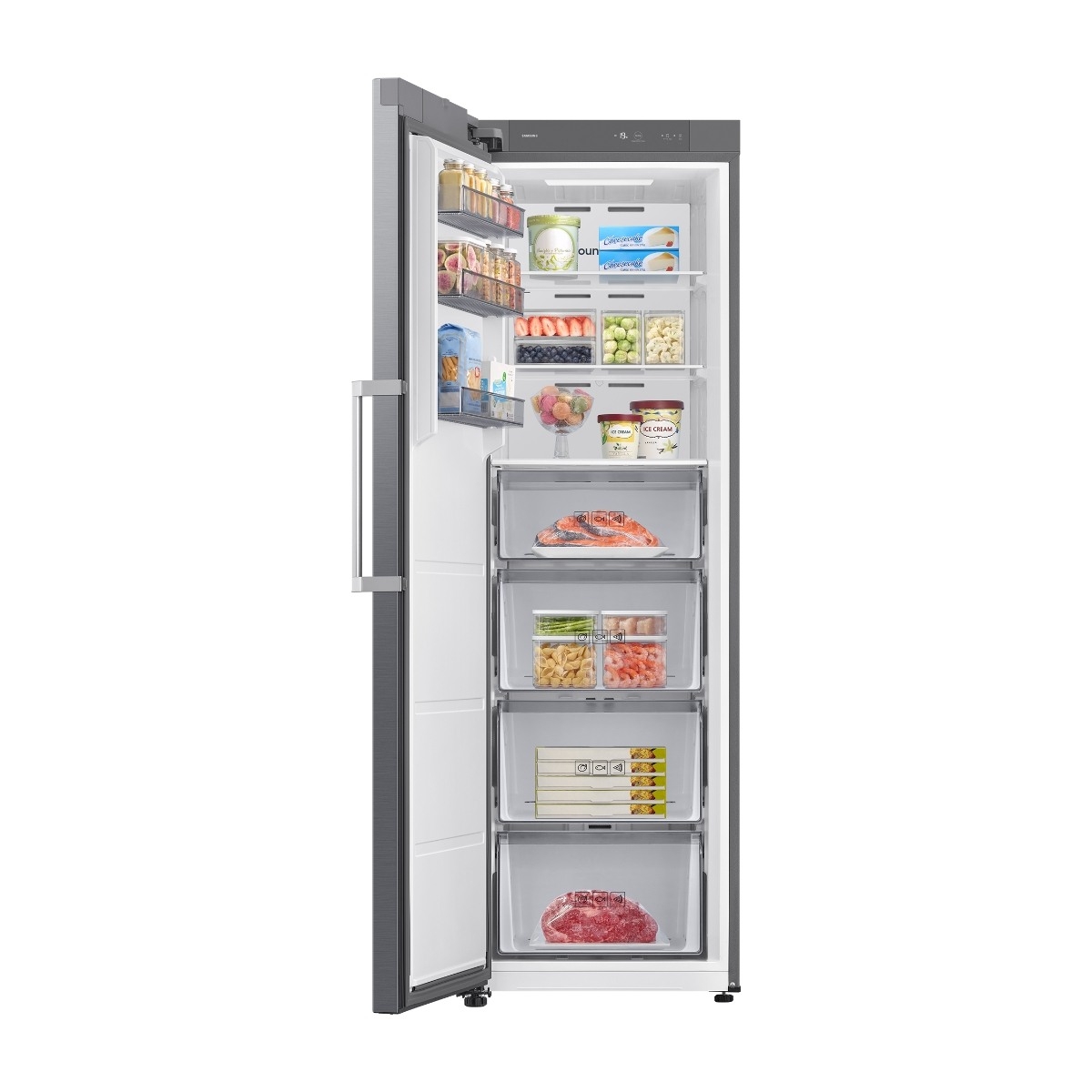 Samsung RZ40H32PETEF fryseskab, Gentle Silver billede 3