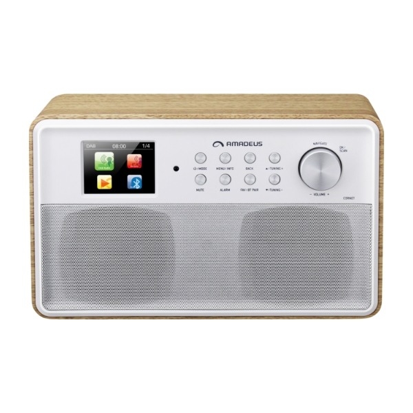 Amadeus Cornet DAB+ radio, Lyst tre (Returnert innen 60 dager - Produktet er i orden)