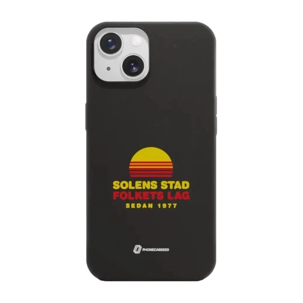 Phonecases3D iPhone 15 Luleå HF kompostoituva suojakuori, musta