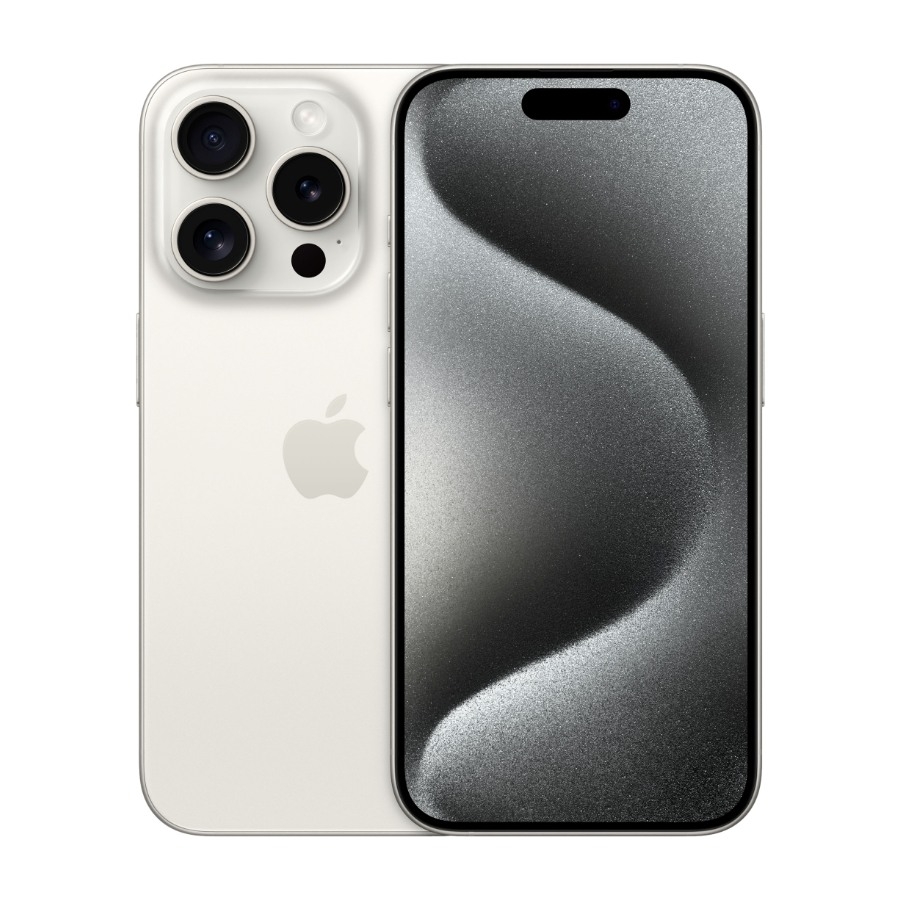 White iPhone 15 Pro