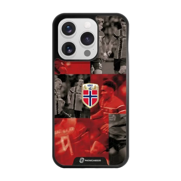 Phonecases3D iPhone 16 Pro Norges Fotballforbund -3D suojakuori