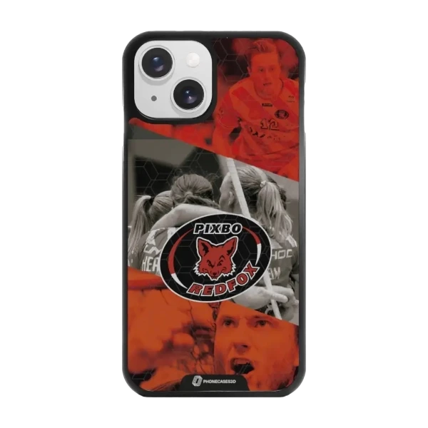 Phonecases3D iPhone 15 Pixbo IBK -3D suojakuori, musta
