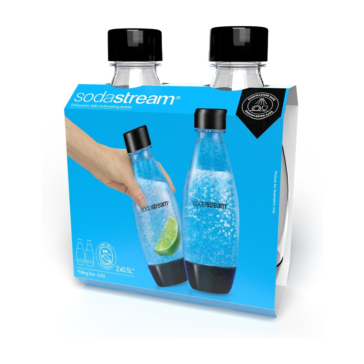 Sodastream 2 X 0.5l Twin Fuse Sodavandsmaskine billede 4