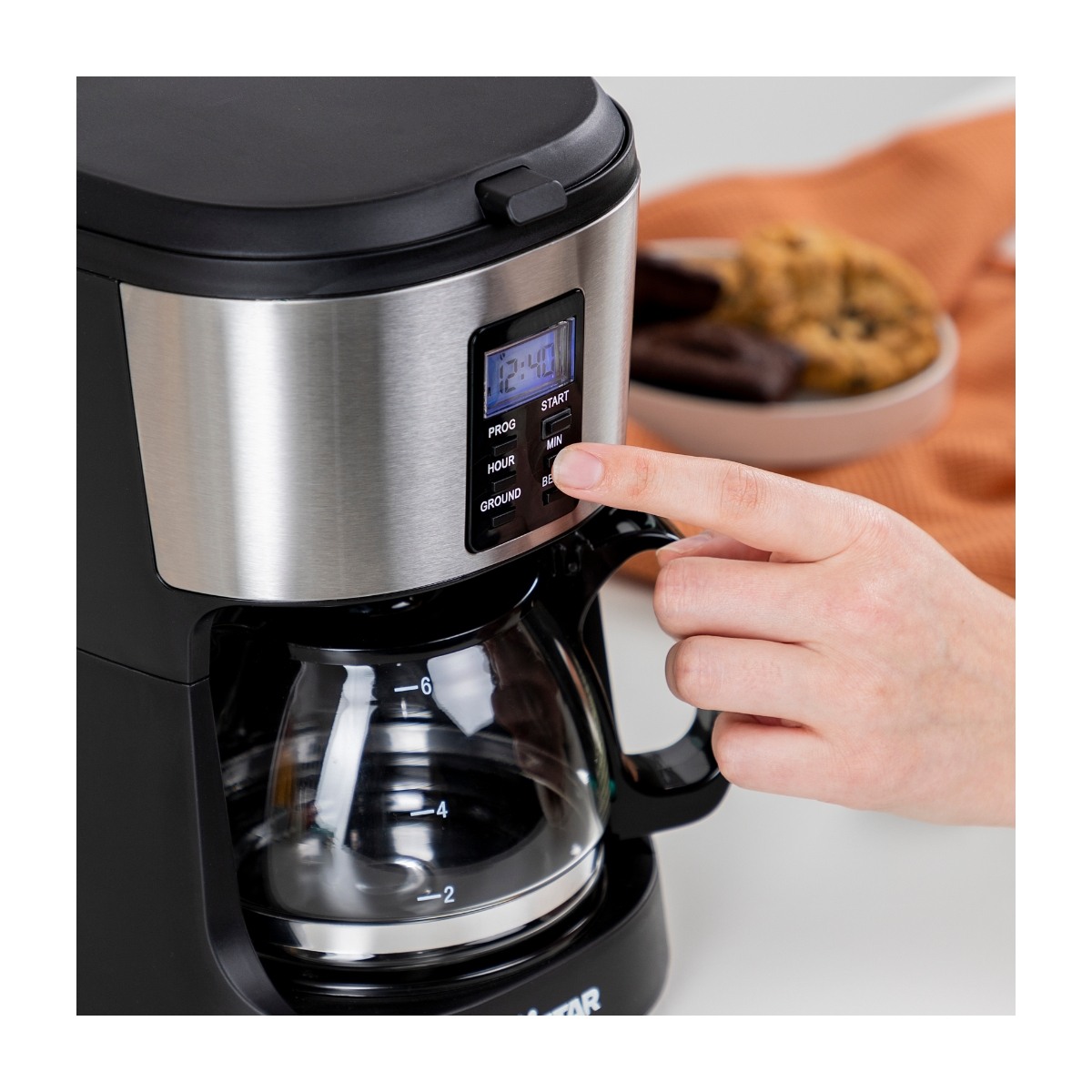 Tristar cm-1280 Grind & Brew kaffemaskine billede 7