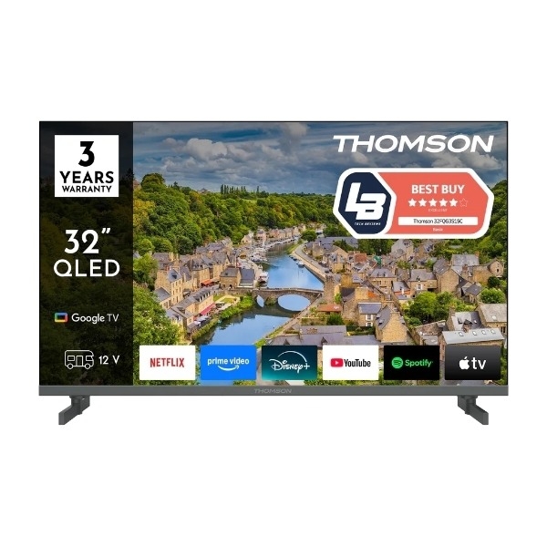 Thomson 32" FHD QLED Google TV 32FQG3S15C (Retur - ubrukt uten eske)