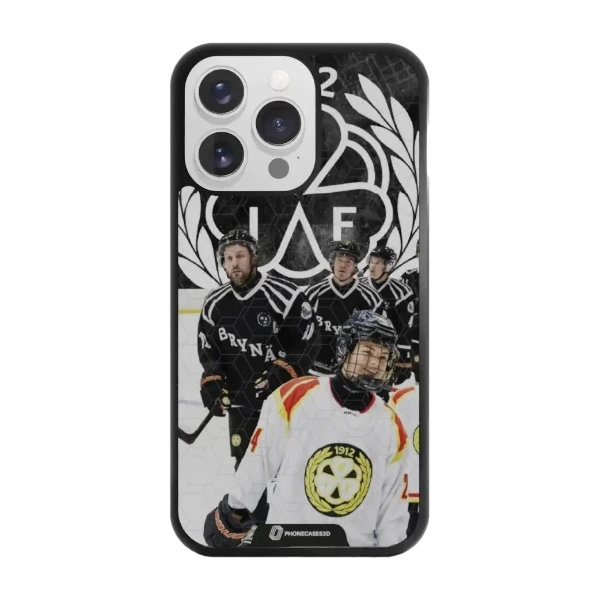 Phonecases3D iPhone 13 Pro Brynäs IF -3D suojakuori, musta