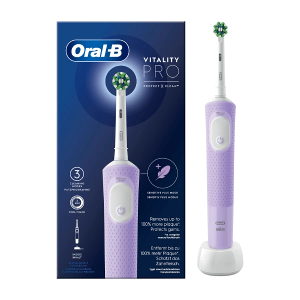 ORAL-B VITALITY PRO ELEKTRISK TANNBØRSTE, SYRIN - Power.no