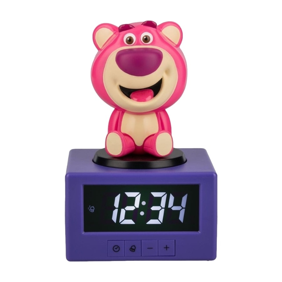 Paladone Lotso Icon vekkerklokke, lilla
